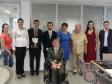 A estudante da FARESC e estagiária da DPPR Kelly Liliane Silva, a professora Ângela Broch, o subdefensor público-geral André Giamberardino, o defensor público Bruno Passadore, o professor Luiz Marlon, a defensora pública-geral Josiane Lupion, o diretor das Faculdades Integradas Santa Cruz, José Antonio Soares, a coordenadora do curso de Direito, Gilmara Funes, e o professor Hugo Meza.