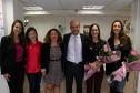 O encerramento da Semana da Mulher contou com a presença do defensor público-geral, Eduardo Abraão, e teve homenagem às representantes das Associações dos Defensores e Servidores, Lívia Brodbeck e Nayanne Freire.