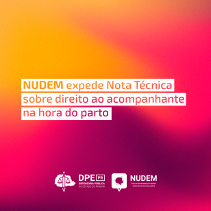 NUDEM expede Nota Técnica sobre direito ao acompanhante na hora do parto