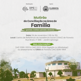Mutirão de Conciliação na área de Família em Floresta