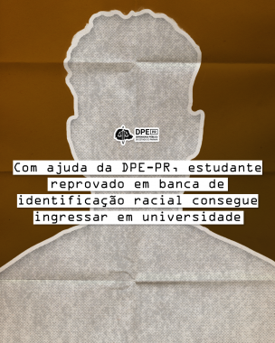 Imagem ilustrativa do contorno da cabeça e ombros de uma pessoa e o título da matéria ao centro.