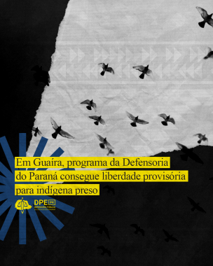 Imagem de fundo preta e branca com alguns pássaros voando. Em sobreposição, estão alguns recortes preto e um símbolo de asterisco azul. Sobre toda a imagem, está o título da matéria destacado em um fundo amarelo. 