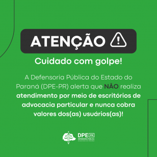 Imagem com fundo verde e o texto no centro. 