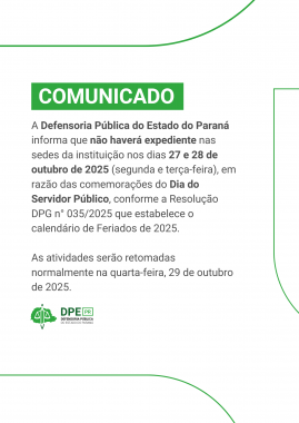 Imagem em formato comunicado, com o fundo branco e itens em verde claro.