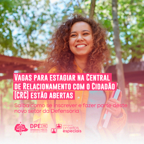 Vagas para estagiar na Central de Relacionamento com o Cidadão (CRC) estão abertas