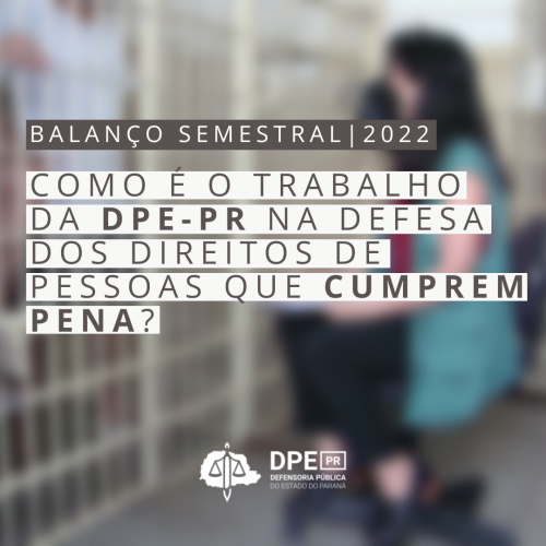 Como é o trabalho da DPE-PR na defesa dos direitos de pessoas que cumprem pena?