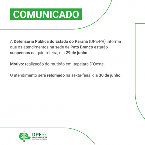 Comunicado