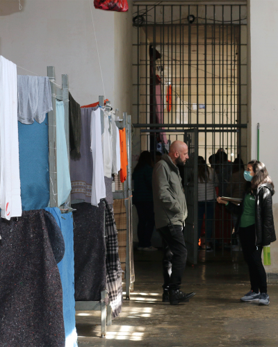 Imagem com foto das inspeções realizadas pelos novos(as) defensores(as) públicos(as) do Paraná.