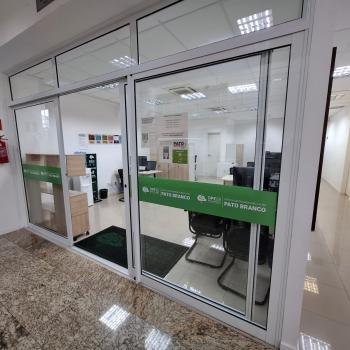 Fachada da sede da Defensoria Pública de Pato Branco