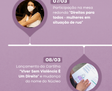 Mês de Luta das Mulheres é marcado por ações do NUDEM
