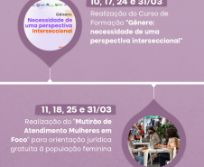 Mês de Luta das Mulheres é marcado por ações do NUDEM