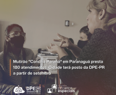 Mutirão em Paranaguá atende 180 pessoas