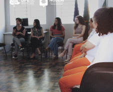 Visitas do NUDEM a hospital-colônia e a penitenciária feminina levam informações sobre a Lei Maria da Penha a mulheres em situação de vulnerabilidade