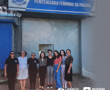 Visitas do NUDEM a hospital-colônia e a penitenciária feminina levam informações sobre a Lei Maria da Penha a mulheres em situação de vulnerabilidade