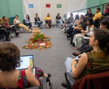 Roda de conversa discutiu os números apresentados no encontro.  