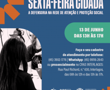 Cartaz de divulgação do evento Sexta-feira Cidadã em Cascavel.  