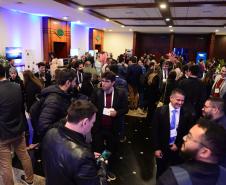 Foto com imagem de cobertura da abertura do 1º Congresso de Tecnologia das Defensorias