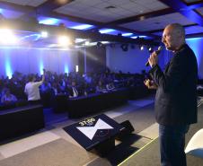 Imagem com foto de cobertura do encerramento do 1º Congresso de Tecnologia das Defensorias