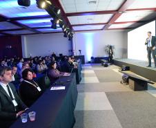 Imagem com foto de cobertura do encerramento do 1º Congresso de Tecnologia das Defensorias