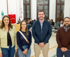Representantes da Defensoria posam para foto durante o Mutirão 