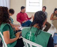 Equipe do Nupier participa de reunião com autoridades e comunidade para discutir políticas públicas para a região. 