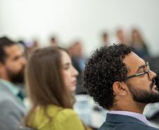 Defensores Públicos que atuam no Litoral acompanham a inauguração.