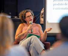 Roda de conversa sobre criminalização da pobreza.