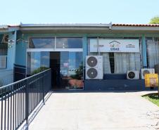 Fachada do CRAS onde foi realizado o mutirão Concilia em Guaíra.
