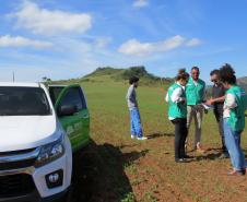 Equipe da Defensoria verifica o local de algumas das reivindicações dos indígenas.