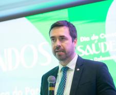 O Defensor Público Geral Matheus Munhoz fala na abertura do evento.