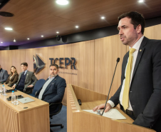 DPG Matheus Munhoz fala na abertura.