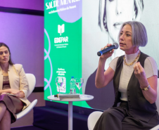 Palestra durante o evento.