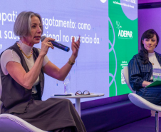 Palestra durante o evento.