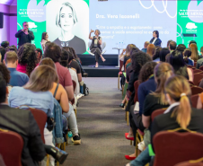 Palestra durante o evento.
