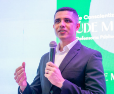 Daniel da Diretoria de Pessoas fala na abertura