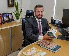 O defensor público Luis Purgato, que coordena a s atividades do NUPED.