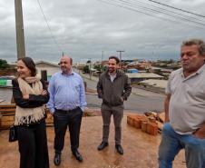 Ouvidor da Defensoria acompanha o trabalho da instituição às vítimas do tornado em Rio Bonito do Iguaçu.