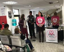Quarta palestra da Associação Amigas da Mama no CAM de Curitiba

