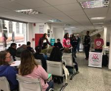 Quarta palestra da Associação Amigas da Mama no CAM de Curitiba
