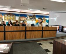 NUDEM compõe seminário de prevenção e enfrentamento à violência contra a mulher na Câmara Municipal.