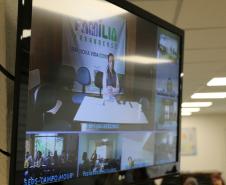 Televisor onde pôde-se acompanhar as outras regionais do Estado.