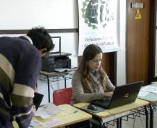 A Defensoria Pública levou auxílio jurídico e esclarecimento de dúvidas à UPS do Tatuquara. 