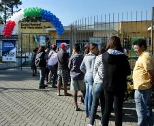 A ação “Desenvolvimento e Cidadania – Sociedade em Movimento para a Cultura da Paz” aconteceu na Escola Municipal Professora Maria Ienkot Zeglin.