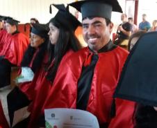 Formando da 1ª turma de Operadores Em Direitos Étnicos E Coletivos Faxinalenses.