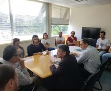 Reunião entre NUFURB, MP, IAP e representantes dos atingidos.