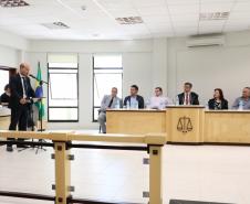 Discurso do DPG durante a inauguração. 