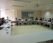 Reunião na Sede da Secretaria de Segurança Pública do Estado.