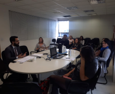 Ministração feita pelo defensor público do NUDIJ, dr. Fernando Redede.