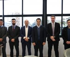 Vice-prefeito de Curitiba visita a Sede Administrativa da DPE-PR.