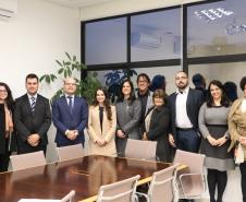 Todos os presentes no evento de empossamento dos novos defensores.